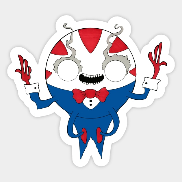 Peppermint Butler - Adventure Time Sticker by wrg_gallery